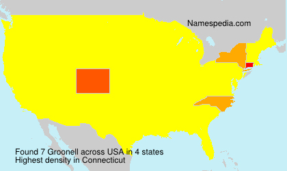 Surname Groonell in USA Surname Groonell in USA