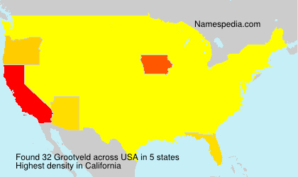 Surname Grootveld in USA Surname Grootveld in USA