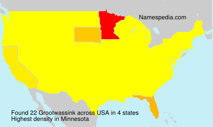 Surname Grootwassink in USA Surname Grootwassink in USA