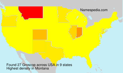 Surname Groscop in USA Surname Groscop in USA