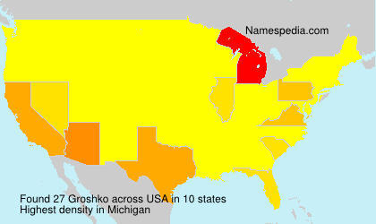 Surname Groshko in USA Surname Groshko in USA
