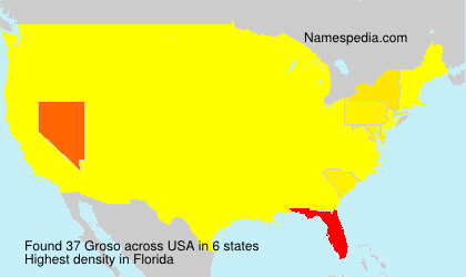 Surname Groso in USA Surname Groso in USA