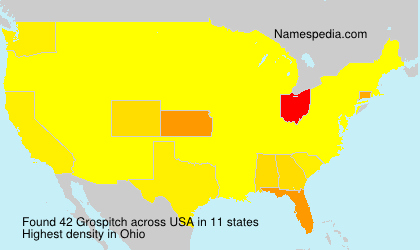 Surname Grospitch in USA Surname Grospitch in USA