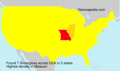 Surname Grossgloss in USA Surname Grossgloss in USA