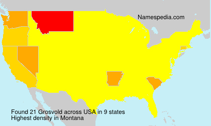 Surname Grosvold in USA Surname Grosvold in USA