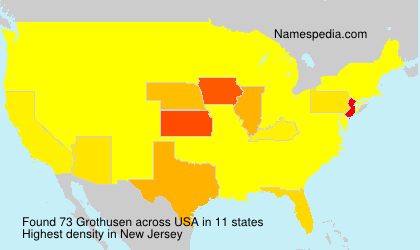 Surname Grothusen in USA Surname Grothusen in USA