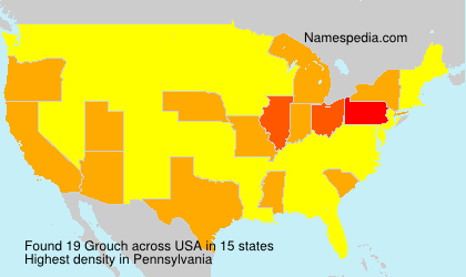 Surname Grouch in USA Surname Grouch in USA