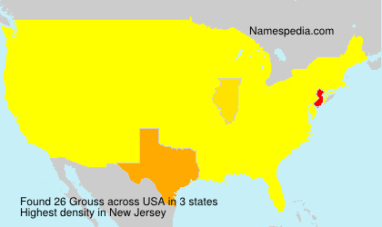 Surname Grouss in USA Surname Grouss in USA
