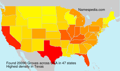 Surname Groves in USA Surname Groves in USA