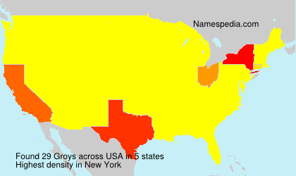 Surname Groys in USA Surname Groys in USA