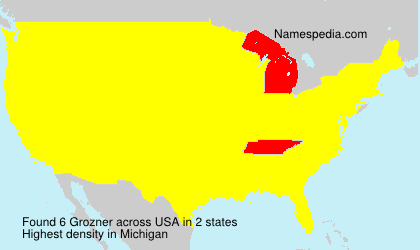 Surname Grozner in USA Surname Grozner in USA