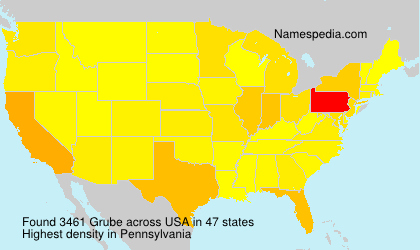Surname Grube in USA Surname Grube in USA