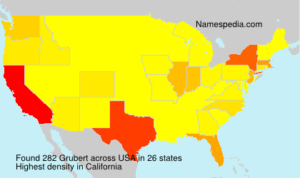 Surname Grubert in USA Surname Grubert in USA