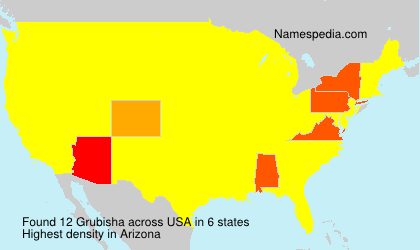 Surname Grubisha in USA Surname Grubisha in USA