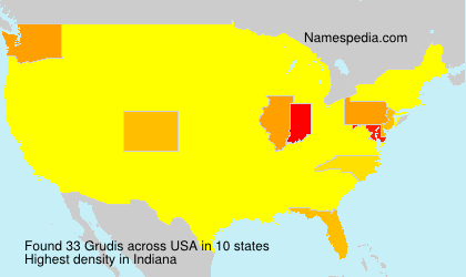 Surname Grudis in USA Surname Grudis in USA