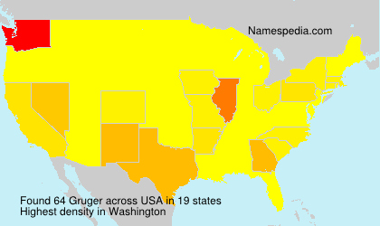 Surname Gruger in USA Surname Gruger in USA