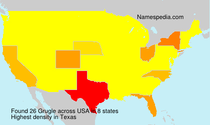 Surname Grugle in USA Surname Grugle in USA