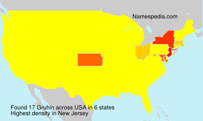 Surname Gruhin in USA Surname Gruhin in USA