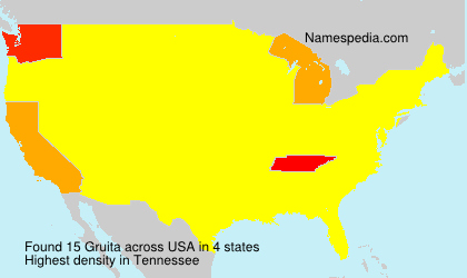 Surname Gruita in USA Surname Gruita in USA