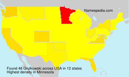 Surname Grulkowski in USA Surname Grulkowski in USA