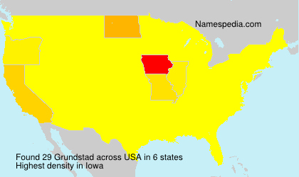 Surname Grundstad in USA Surname Grundstad in USA