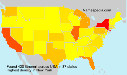Surname Grunert in USA Surname Grunert in USA