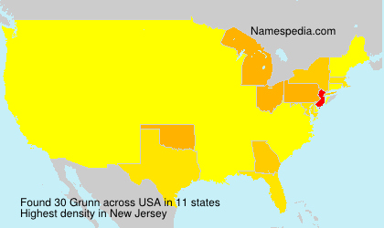 Surname Grunn in USA Surname Grunn in USA