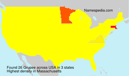 Surname Grupee in USA Surname Grupee in USA