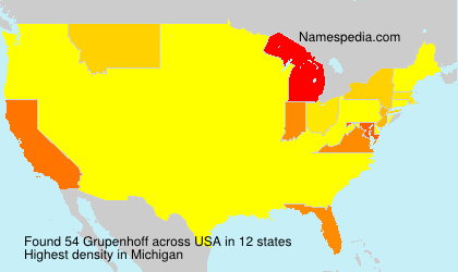 Surname Grupenhoff in USA Surname Grupenhoff in USA