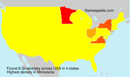 Surname Grushetsky in USA Surname Grushetsky in USA