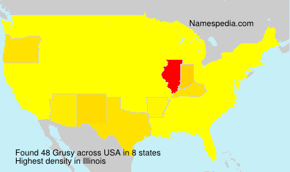 Surname Grusy in USA Surname Grusy in USA