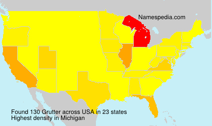 Surname Grutter in USA Surname Grutter in USA