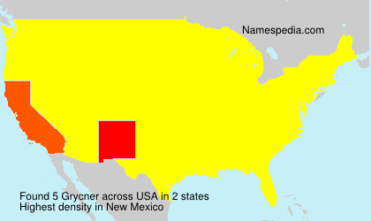 Surname Grycner in USA Surname Grycner in USA