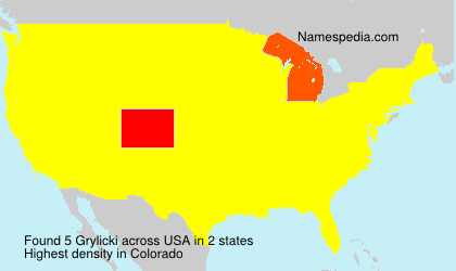 Surname Grylicki in USA Surname Grylicki in USA
