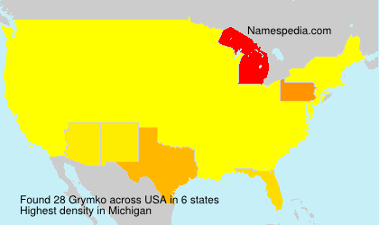 Surname Grymko in USA Surname Grymko in USA