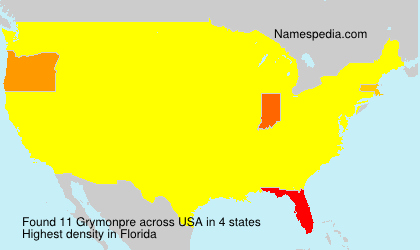 Surname Grymonpre in USA Surname Grymonpre in USA