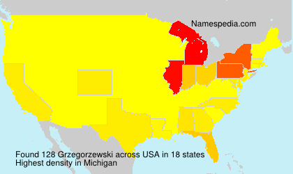 Surname Grzegorzewski in USA Surname Grzegorzewski in USA