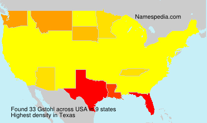 Surname Gstohl in USA Surname Gstohl in USA