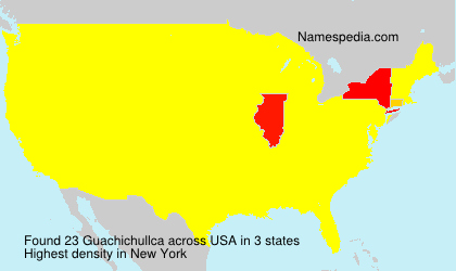 Surname Guachichullca in USA Surname Guachichullca in USA