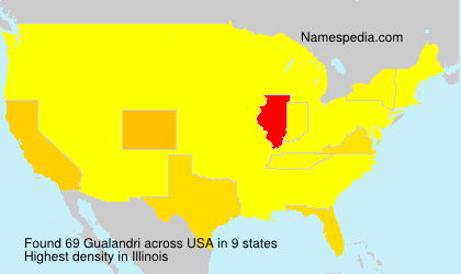 Surname Gualandri in USA Surname Gualandri in USA