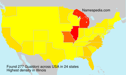 Surname Gualdoni in USA Surname Gualdoni in USA