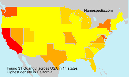 Surname Guangul in USA Surname Guangul in USA