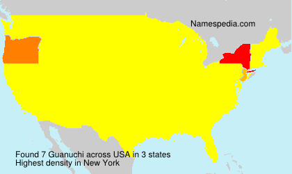 Surname Guanuchi in USA Surname Guanuchi in USA