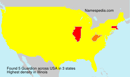 Surname Guardion in USA Surname Guardion in USA