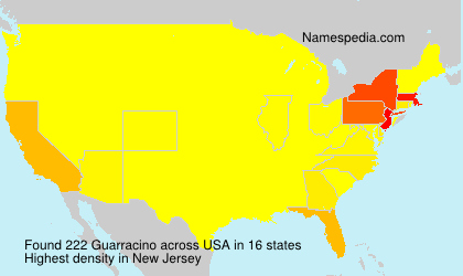 Surname Guarracino in USA Surname Guarracino in USA