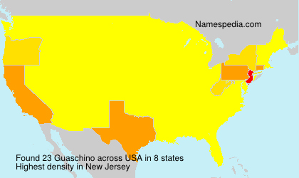 Surname Guaschino in USA Surname Guaschino in USA