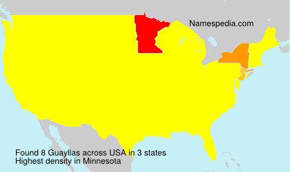 Surname Guayllas in USA Surname Guayllas in USA
