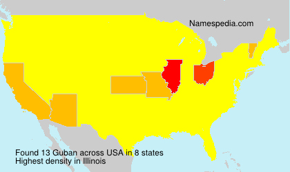 Surname Guban in USA Surname Guban in USA