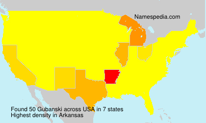 Surname Gubanski in USA Surname Gubanski in USA