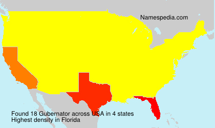 Surname Gubernator in USA Surname Gubernator in USA